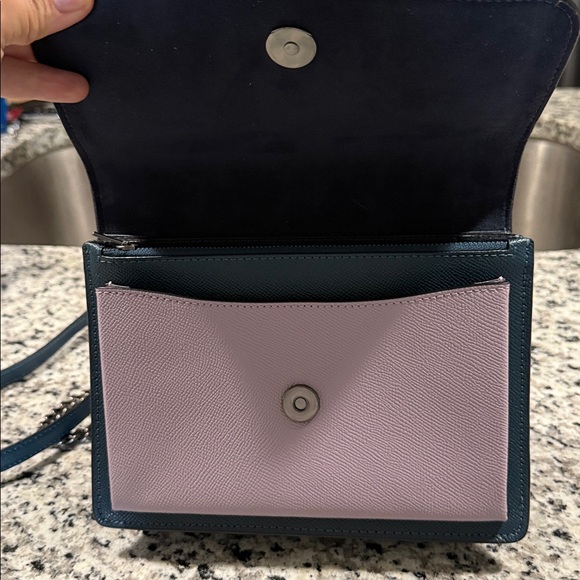 Coach Tan and Lavender Crossbody Bag - Picture 3 of 6